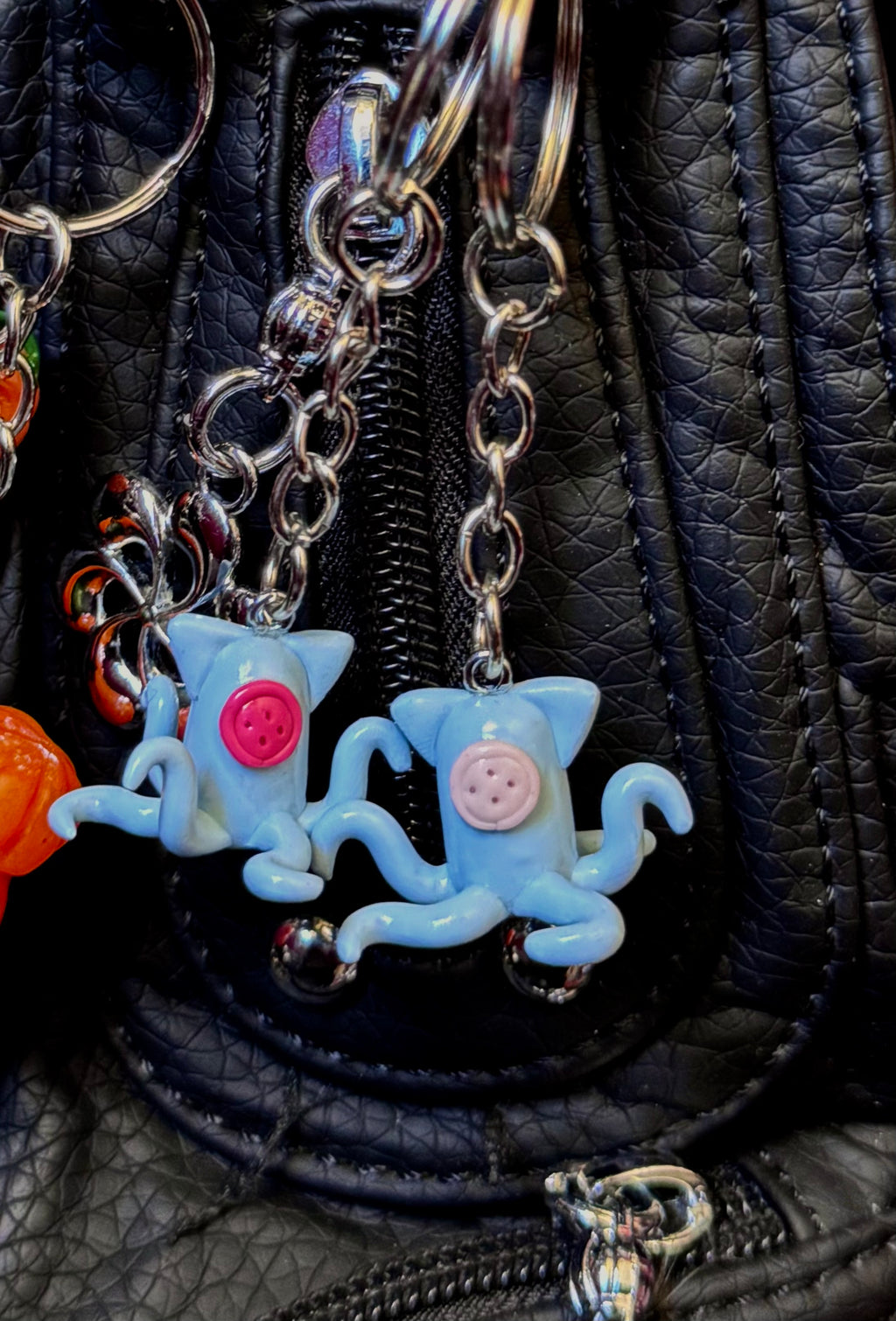 Coraline Squid Keychain